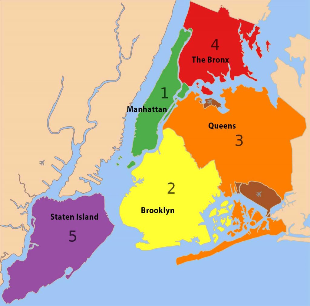 new york city states