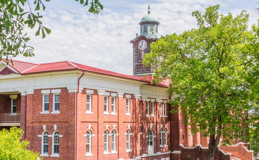 View of the Tuskegee University from the outside