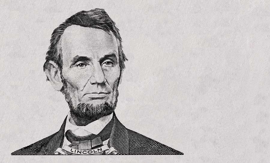 An illustration of President Abraham Lincoln
