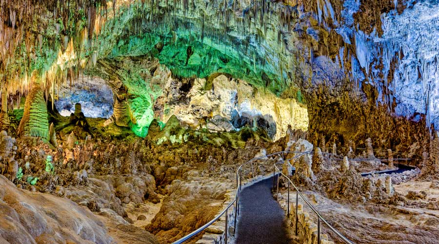 View inside the "Big Room" in Carlsbad Caverns National Park