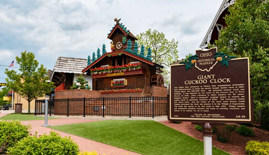View of the Giant Cuckoo Clock in Ohio
