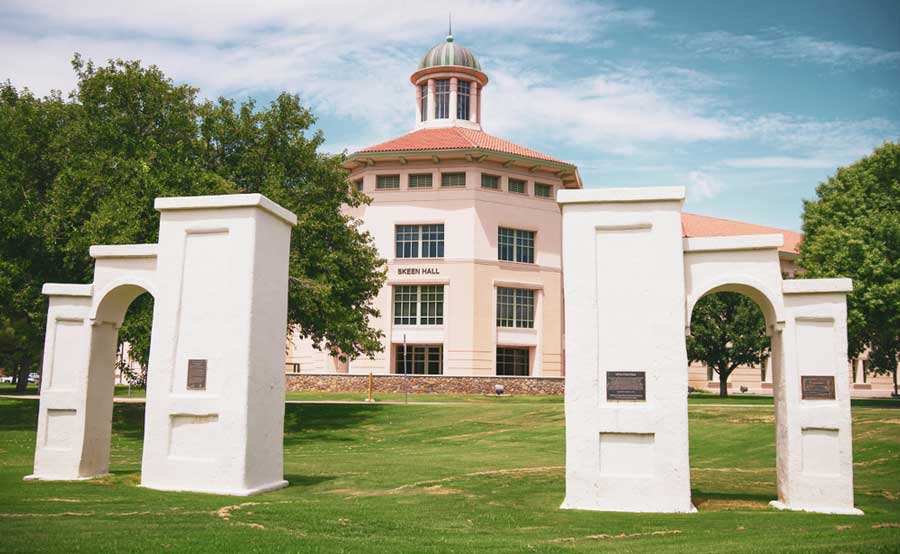 View of a building in New Mexico State University