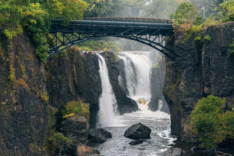 Scenic view from the Paterson Great Falls National Park