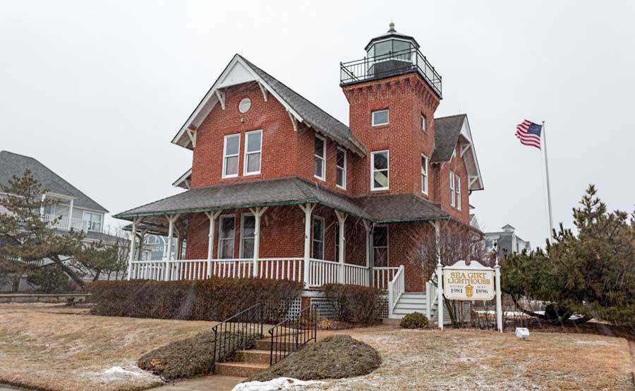 The Sea Girt Lighthouse from the outside