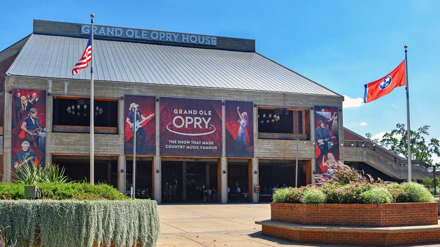 The Grand Ole Opry House building from the outside